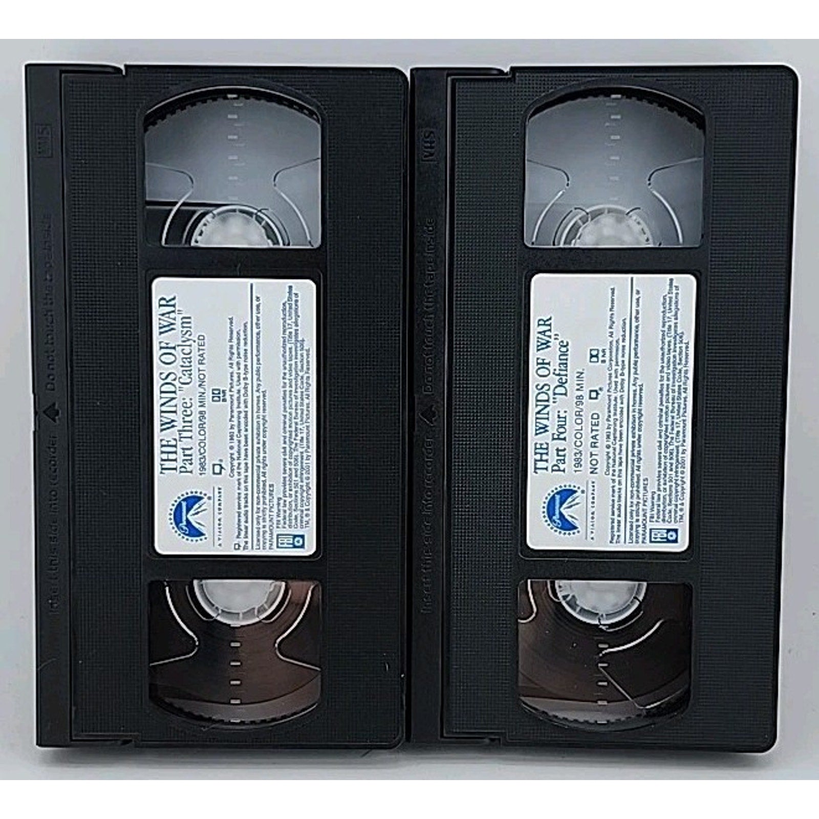 The Winds of War (VHS, 1989, 7-Tape Set)