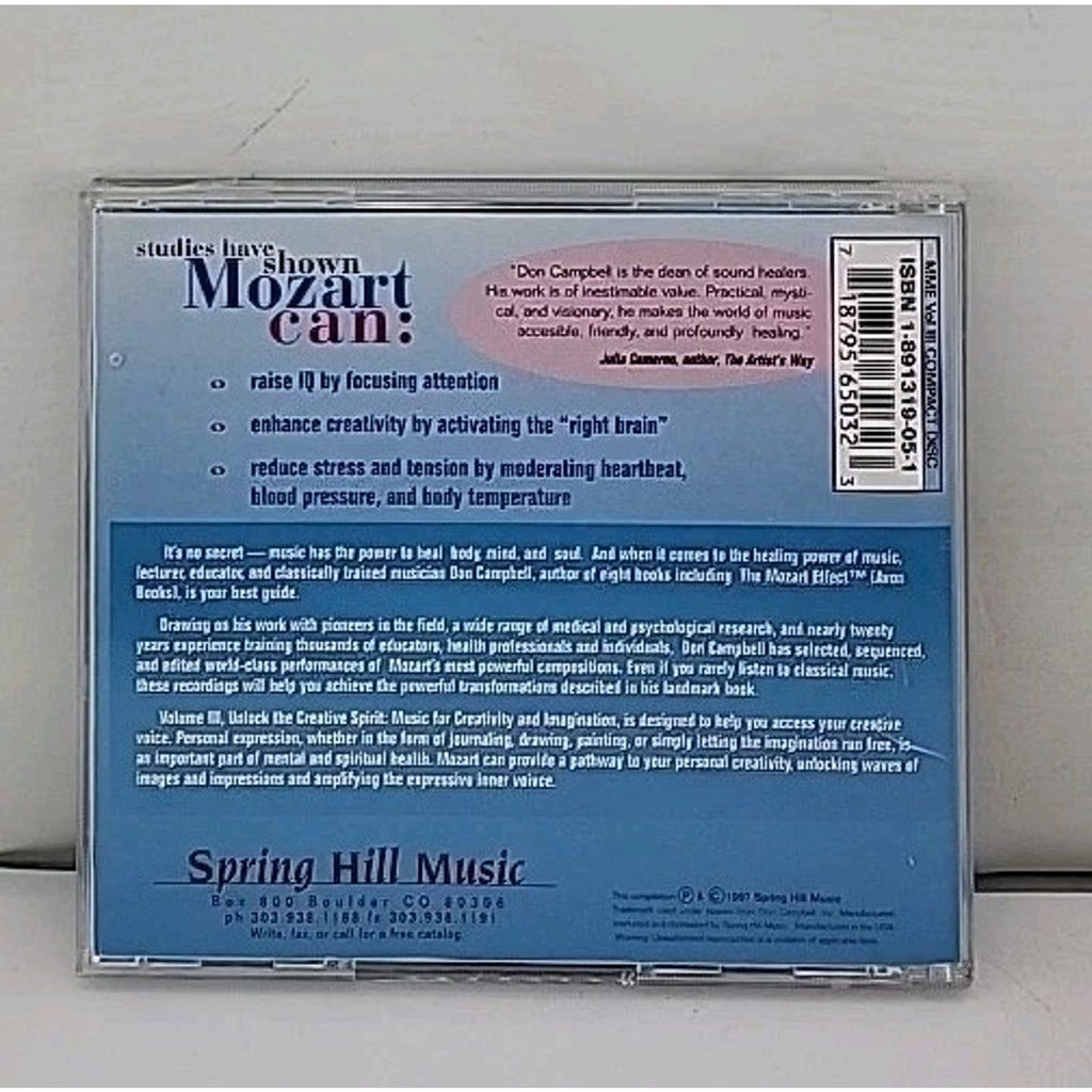 Mozart Effect 3: Unlock by Mozart Effect 3: Unlock (CD, 1998)