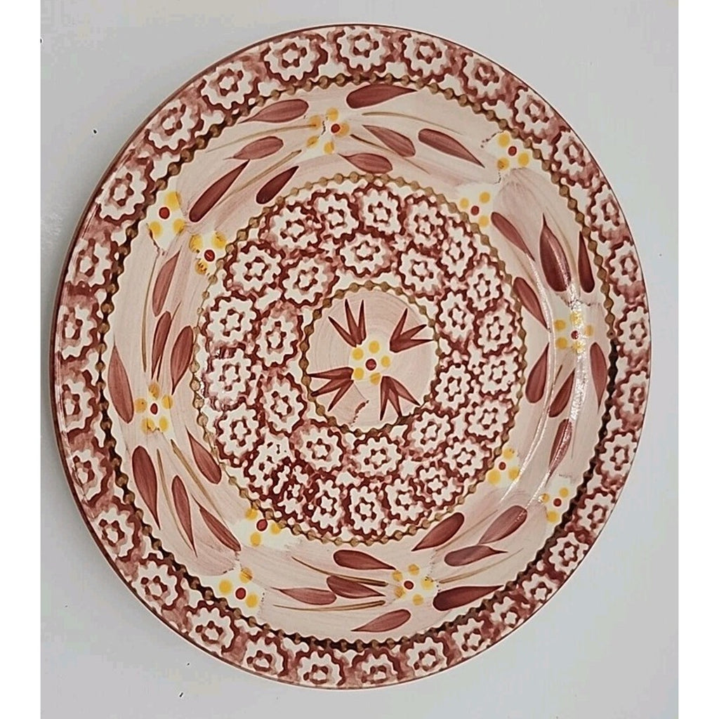 Set of 6 Temptations Ovenware by Tara Old World Cranberry Red 8” Salad Plates