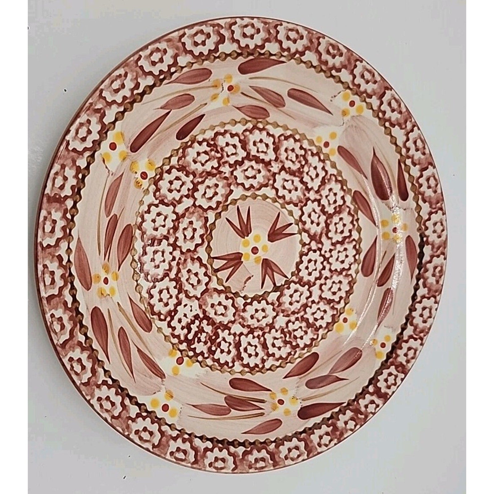 Set of 6 Temptations Ovenware by Tara Old World Cranberry Red 8” Salad Plates