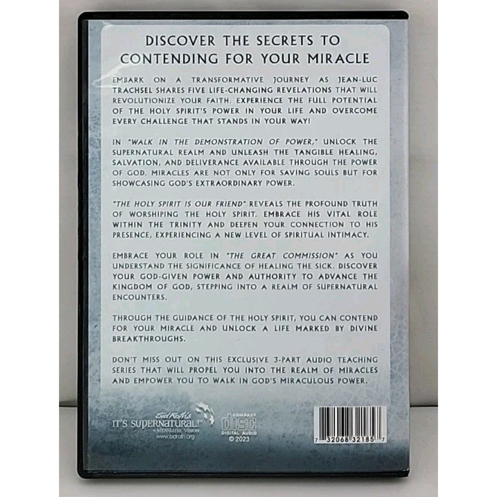 How to Contend for Your Miracle DVD 2023 Jean-Luc Trachsel