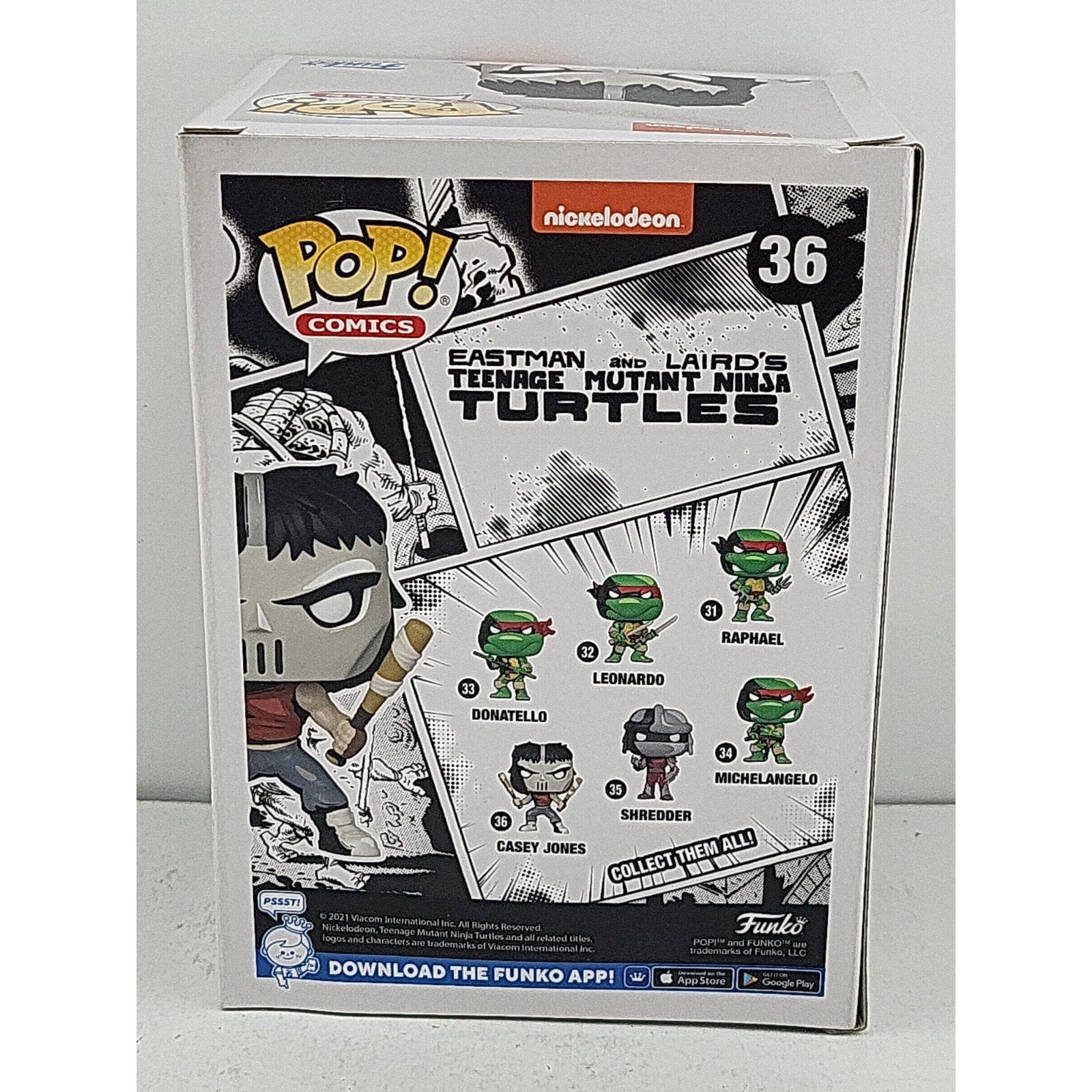 Funko Pop! Vinyl: Teenage Mutant Ninja Turtles - Casey Jones - Diamond Comics...