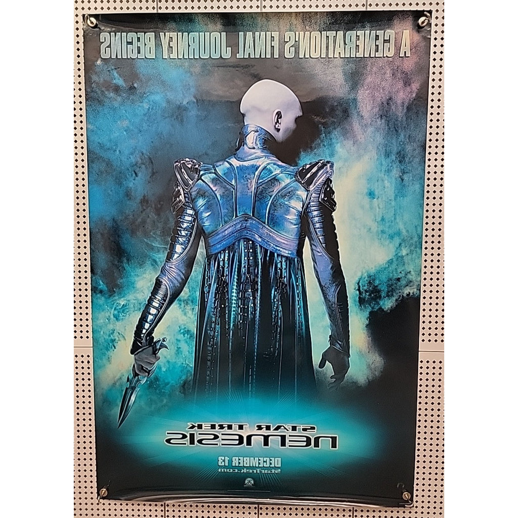2002 Original Double-Sided Movie Poster Star Trek Nemesis 27x40 Stewart Hardy