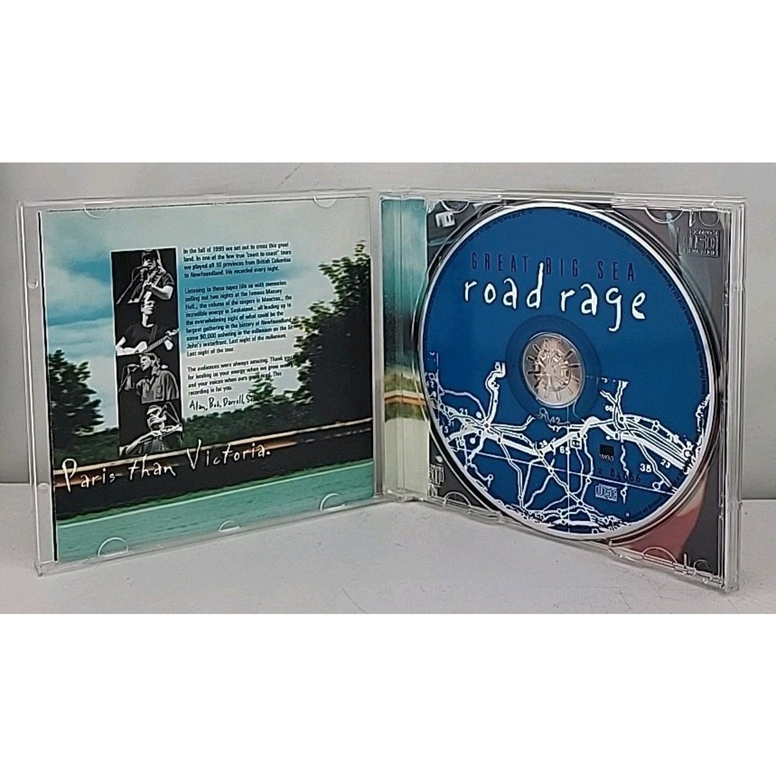 Great Big Sea – Road Rage CD 2000 Live Album Folk Rock WEA Canada