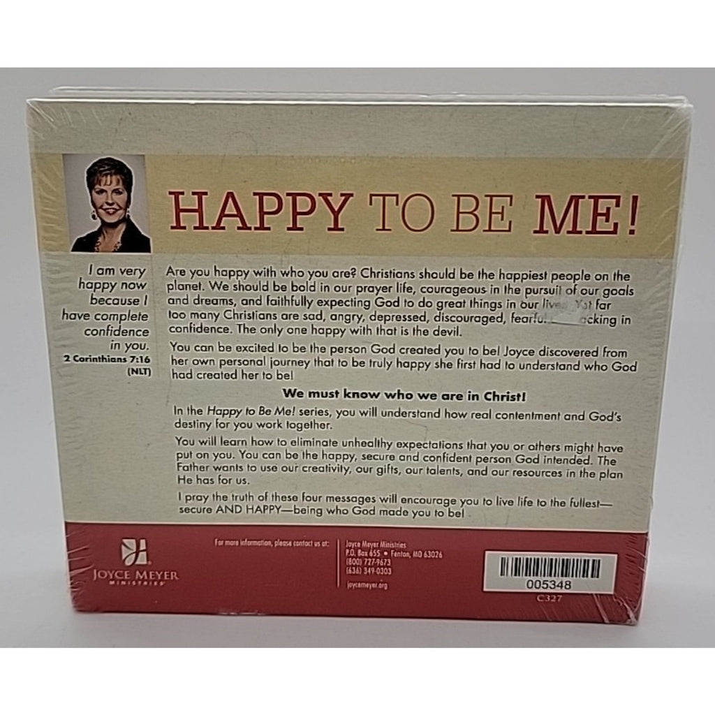 Happy To Be Me Joyce Meyer CD *Brand New*