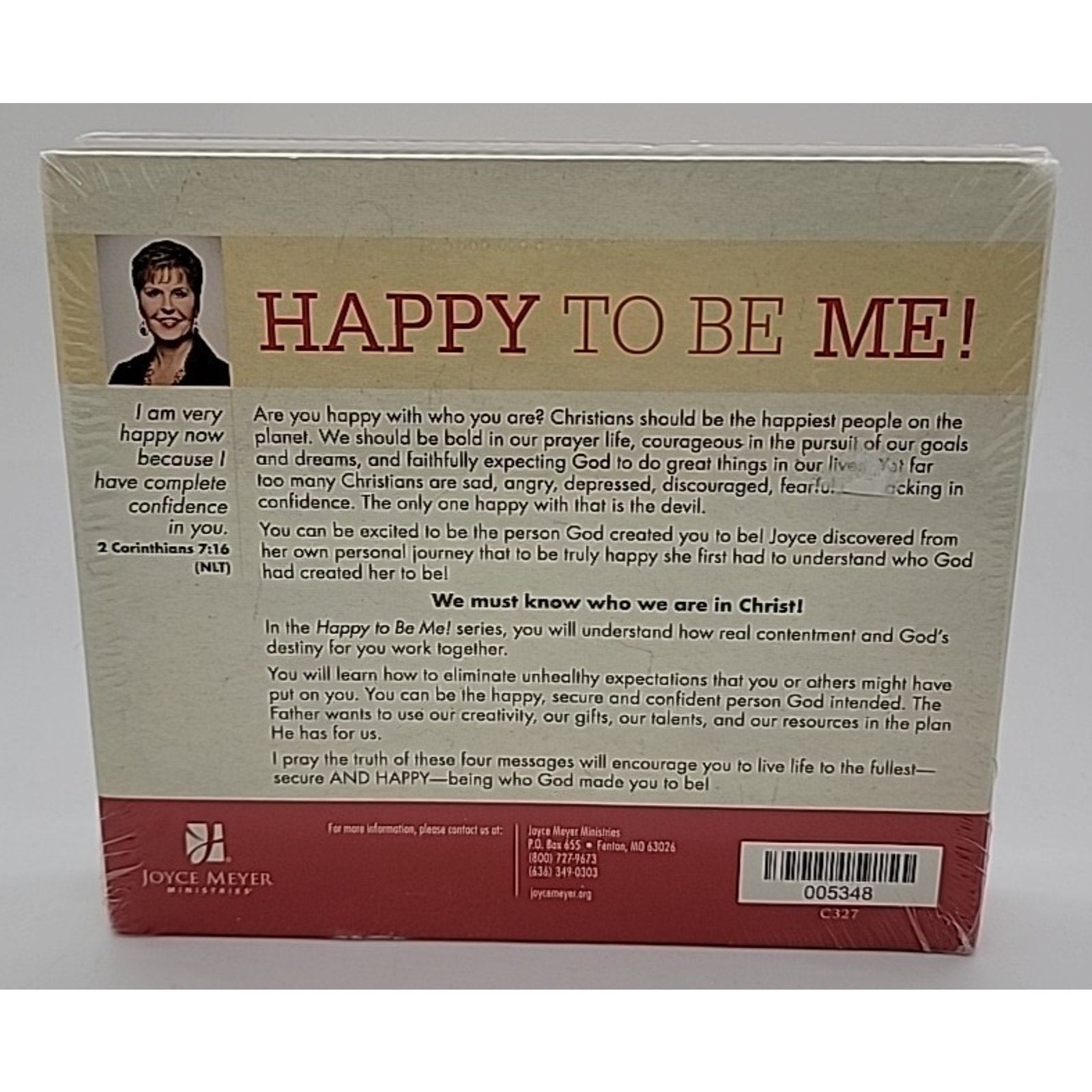 Happy To Be Me Joyce Meyer CD *Brand New*