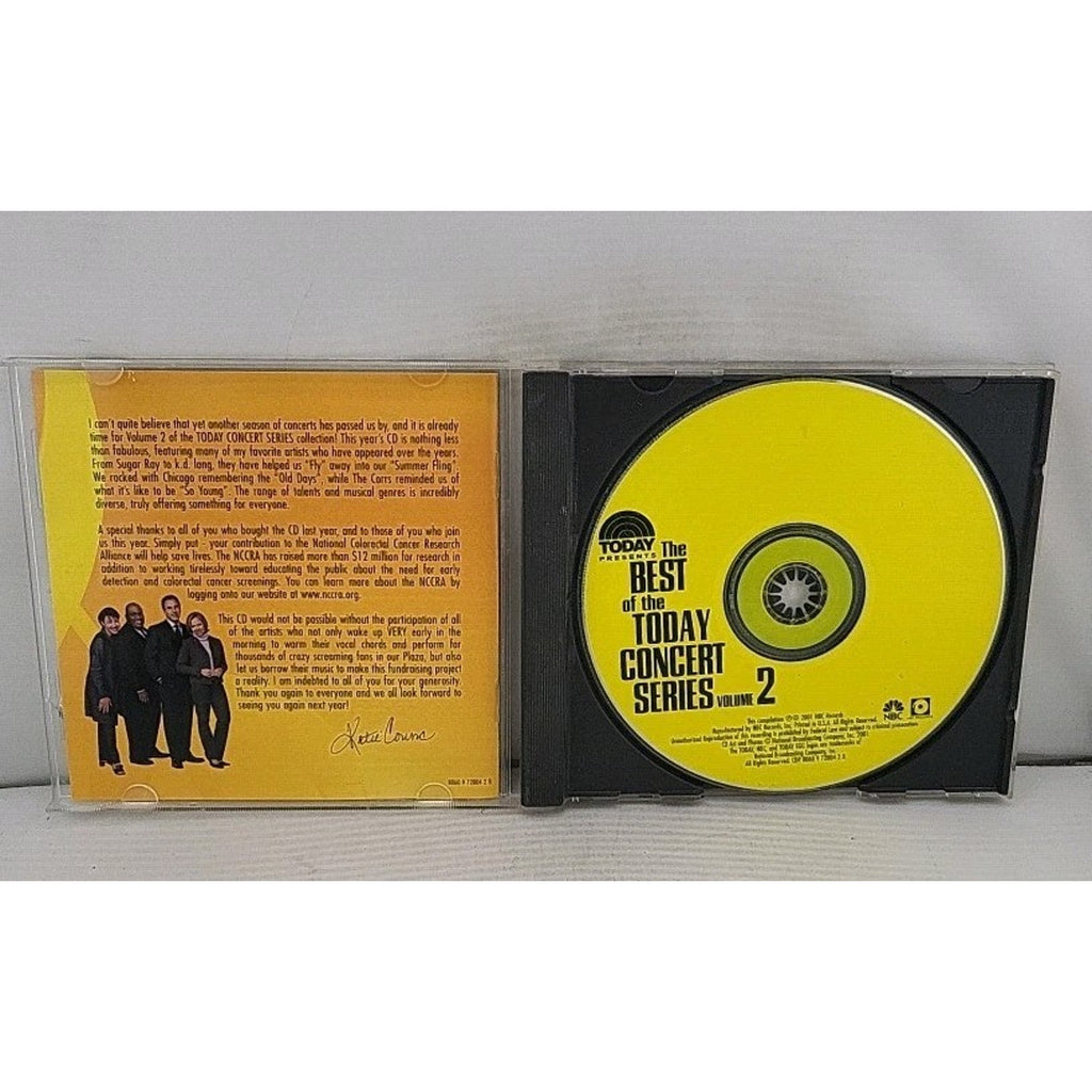 Vol. 2 Today Show Summer Conce by Various (CD, 2002)