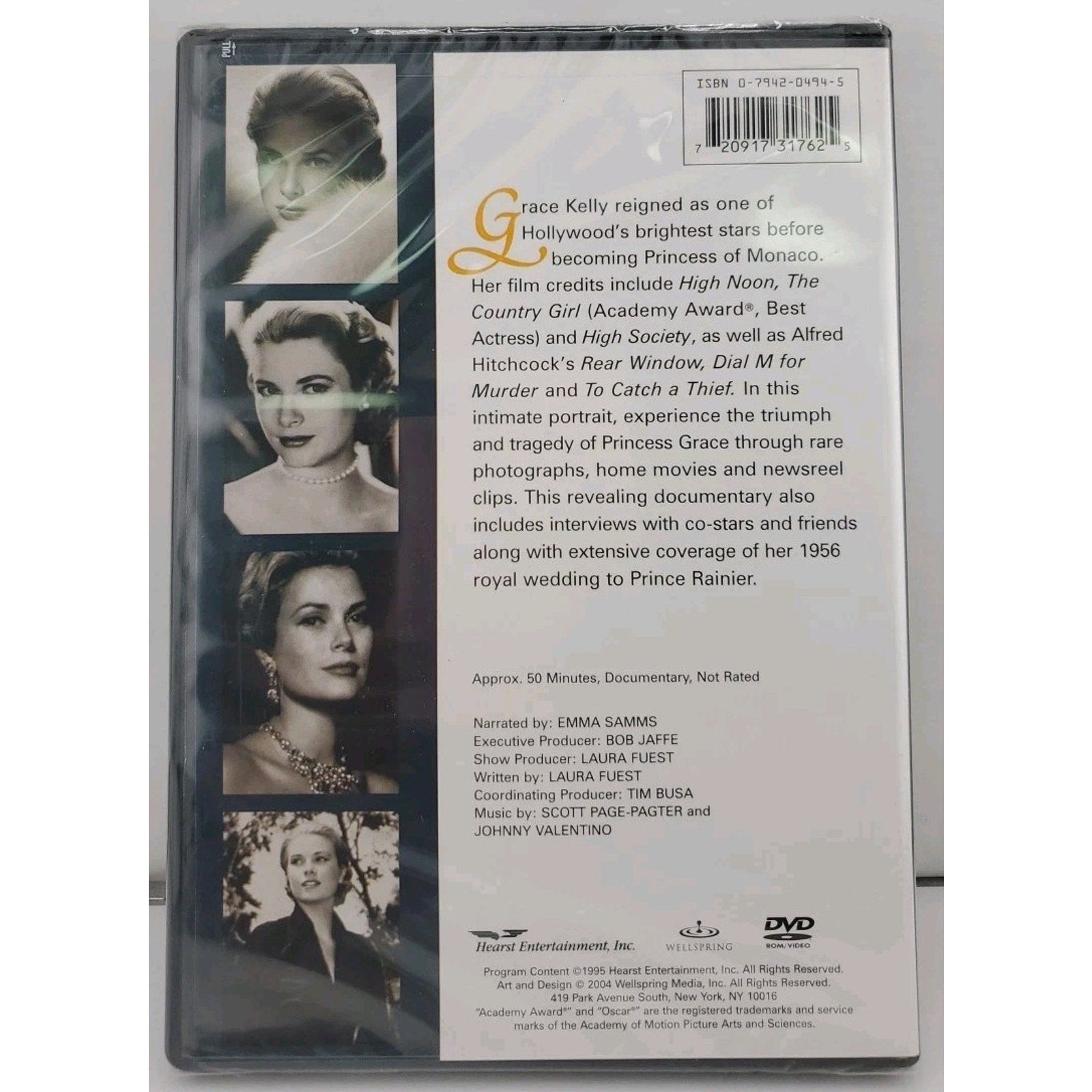 Grace Kelly (DVD, 1995) *Brand New*