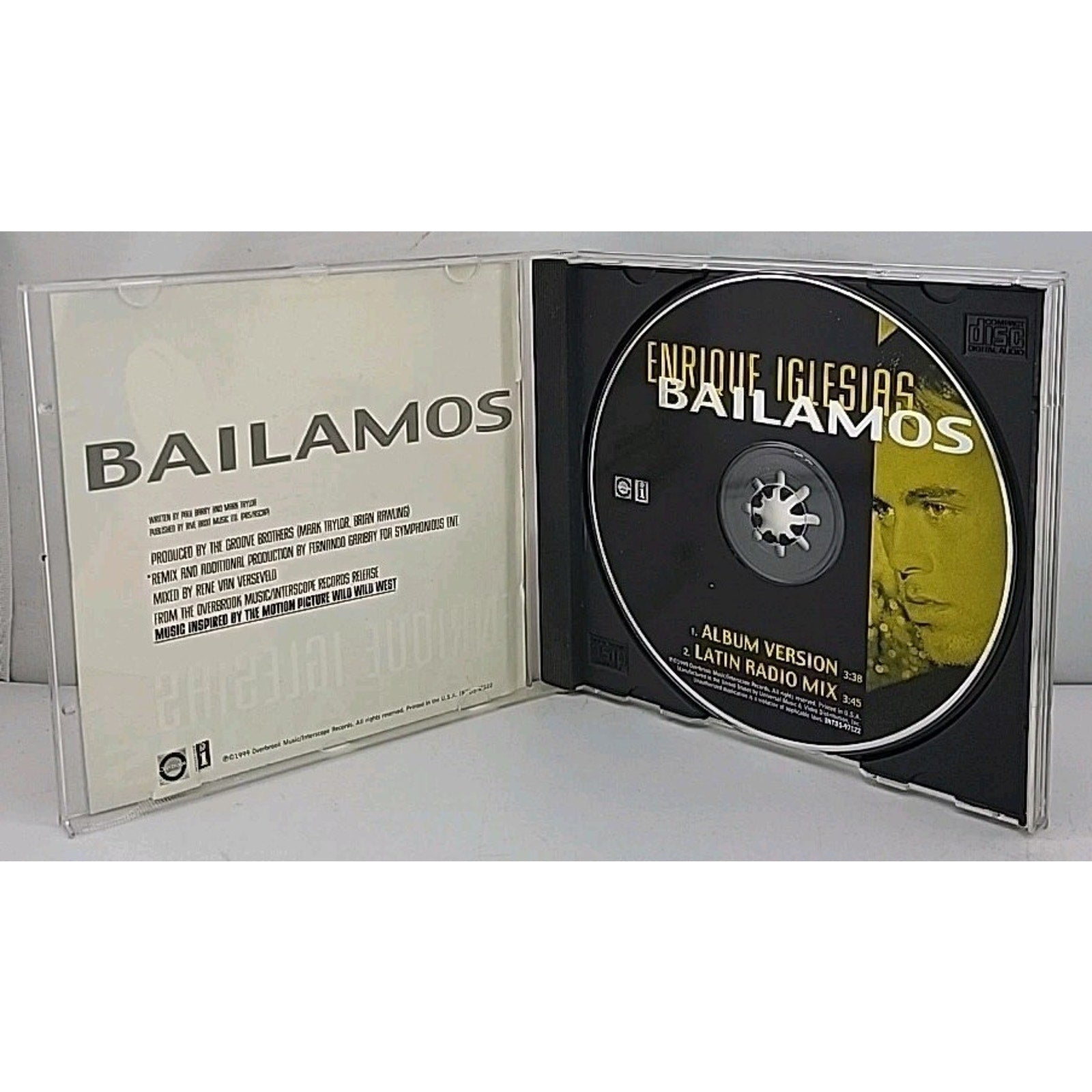 Bailamos [Single] by Enrique Iglesias (CD, Aug-1999, Interscope (USA))