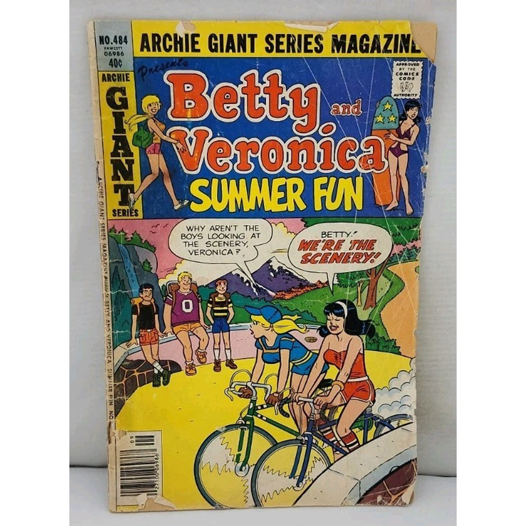 Comic Book Archie Giant Betty & Veronica Summer Fun No. 484 1979