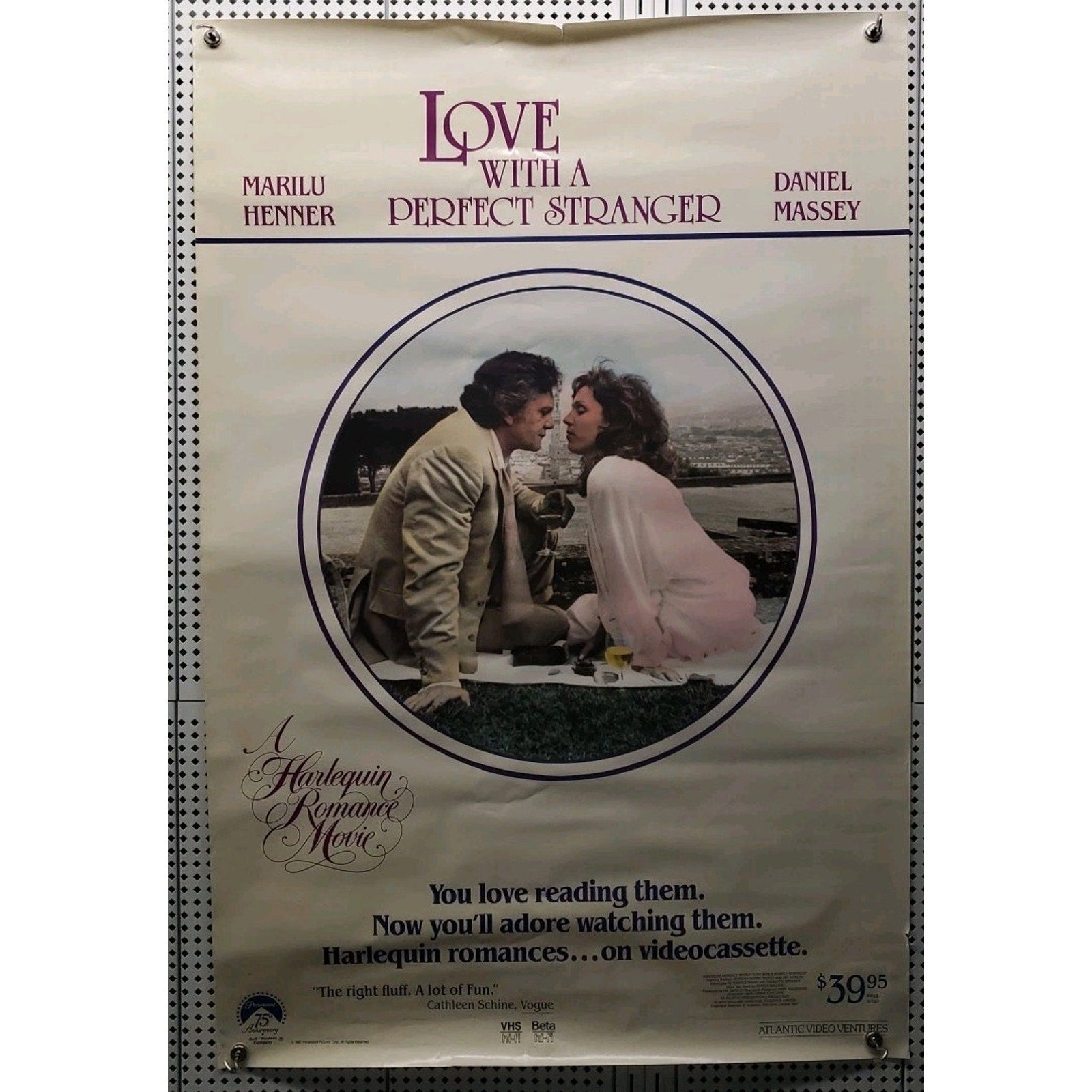 Love With A Perfect Stranger Movie Poster Marilu Henner Video Store 27x41