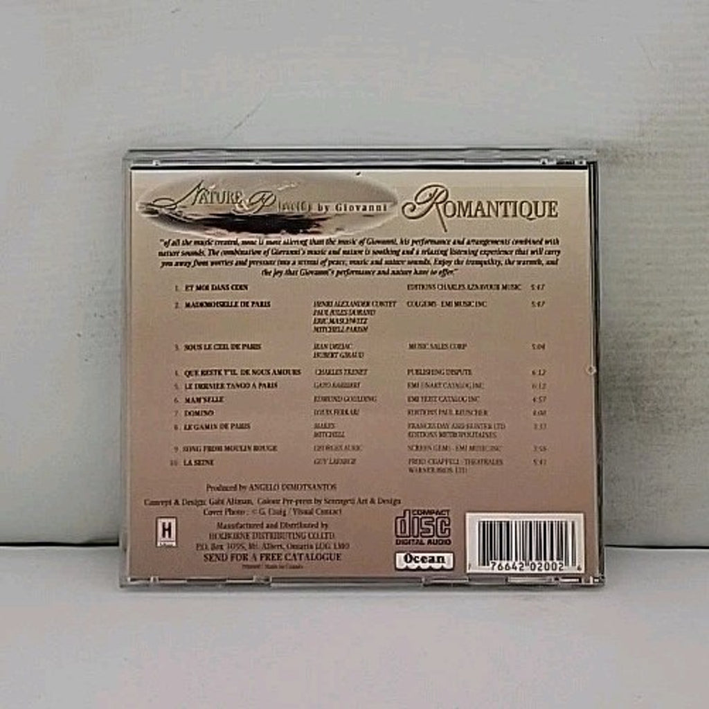 Nature & Piano By Giovanni - Romantique CD