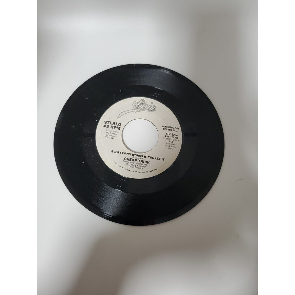 Cheap Trick - Everything Works If You Let It - 45RPM Record - Singles