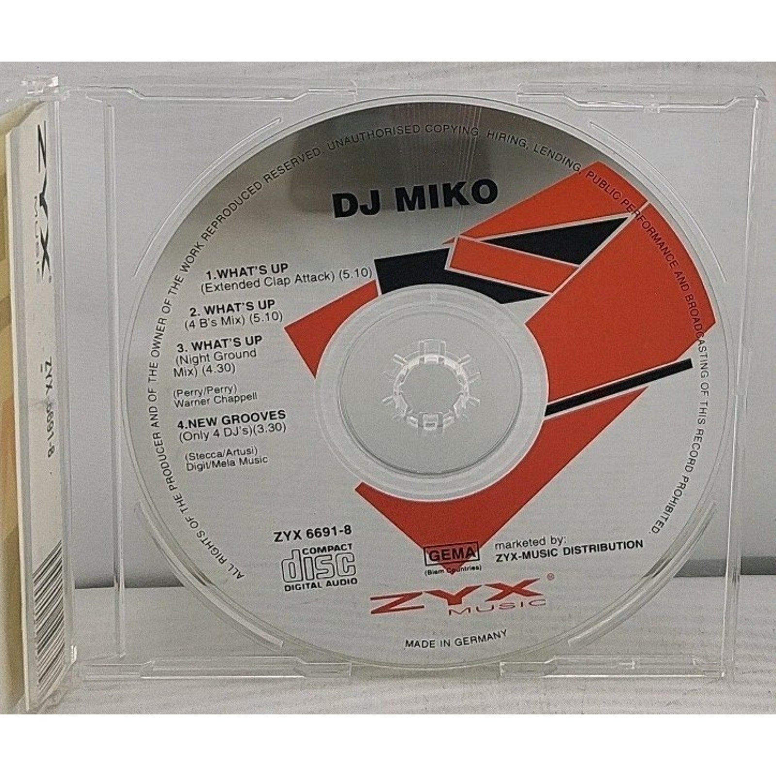 What's Up [Single] by DJ Miko (CD, Oct-2005, ZYX Music)