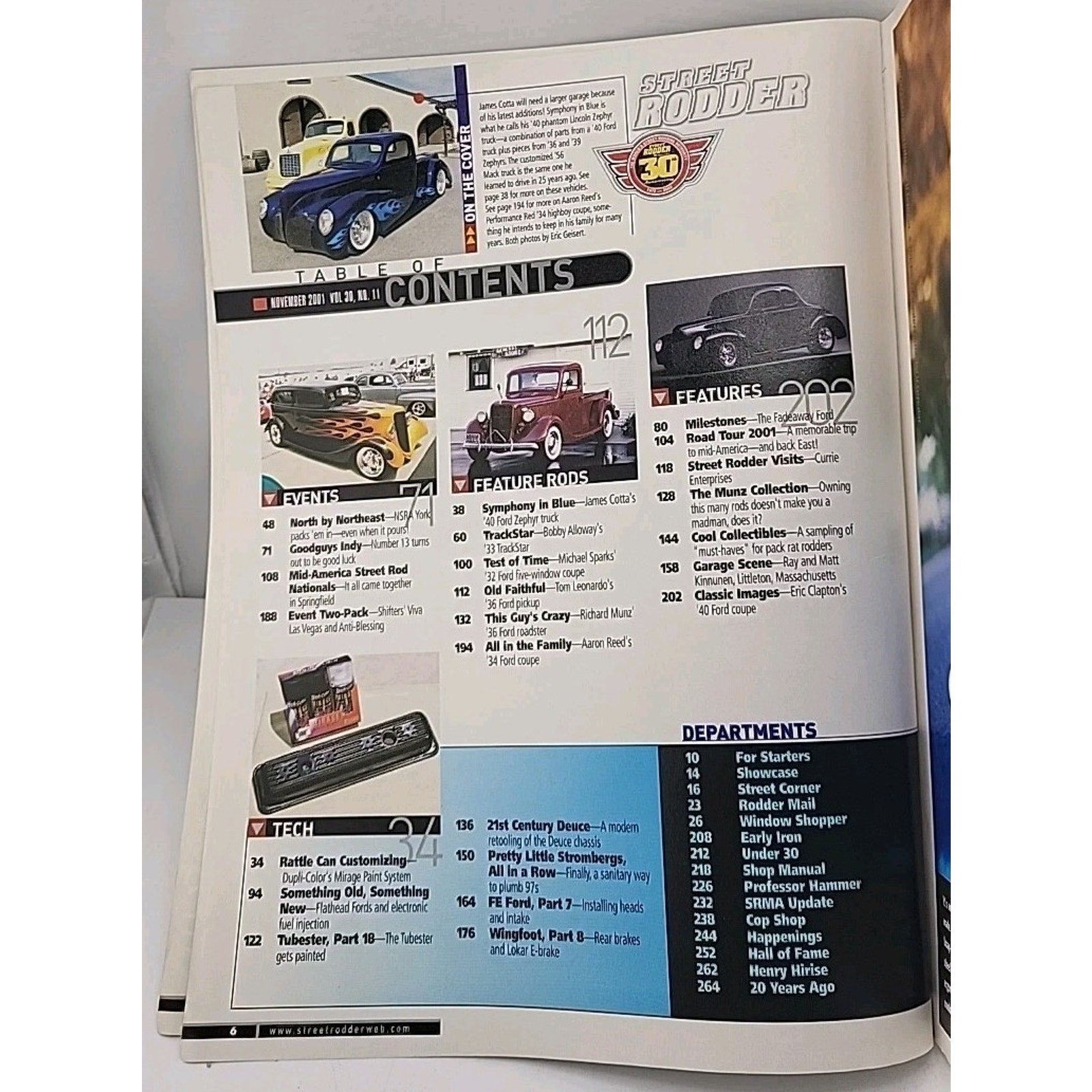 Street Rodder Magazine - November 2001 - Vol. 30 No. 11