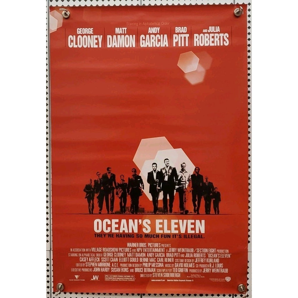 Ocean's Eleven - Movie Posters - 2001 17x25