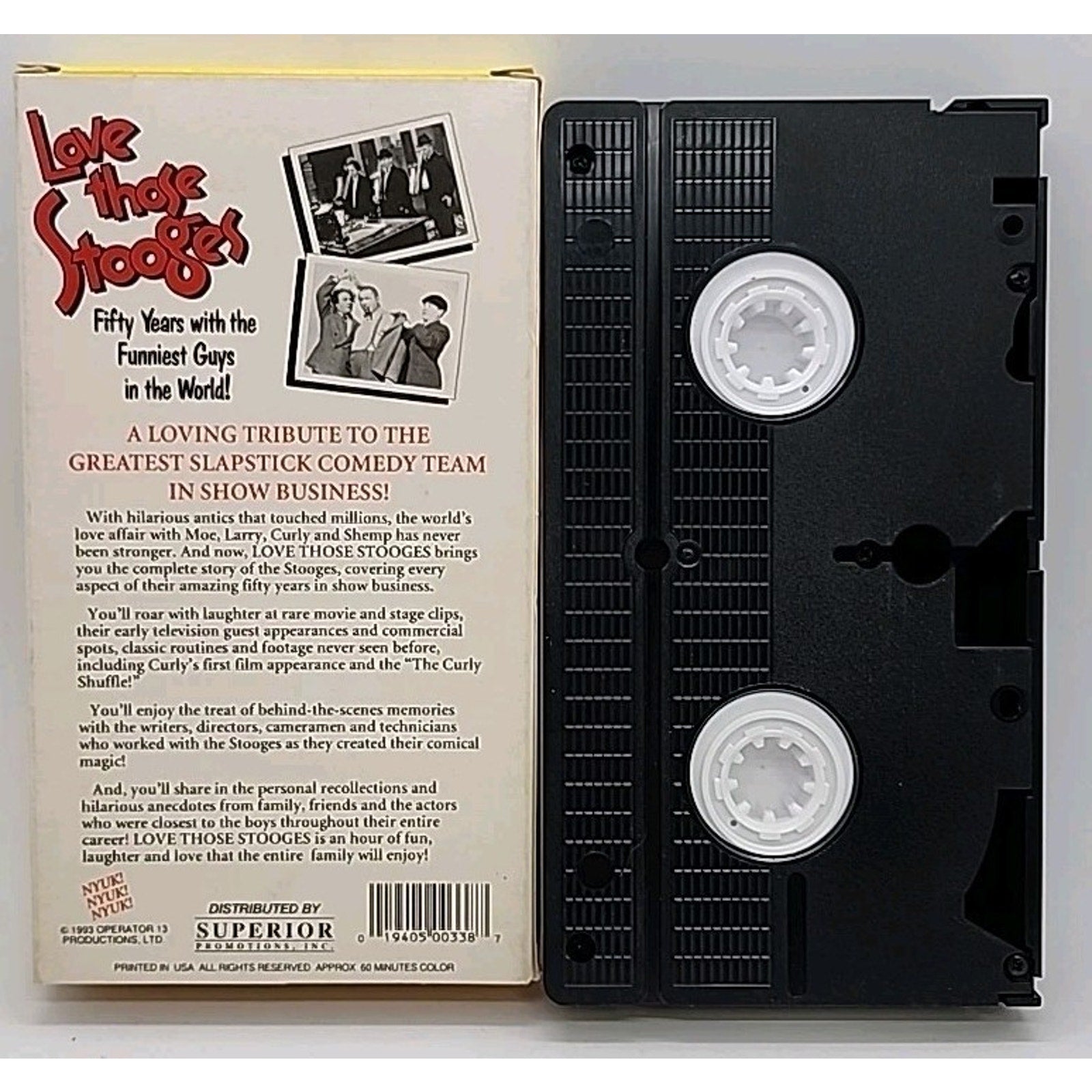 Love Those Stooges: Fifty Years with The Funniest Guys in the World (VHS, 1993)