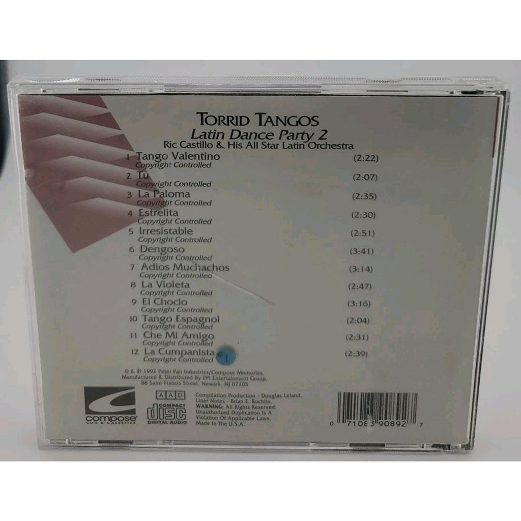 Torrid Tangos: Latin Dance Party 2 CD