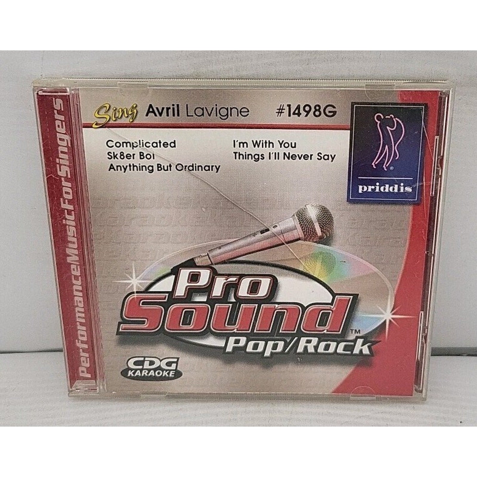 PRO Sound POP/Rock Sing Avril Lavigne CDG Karaoke