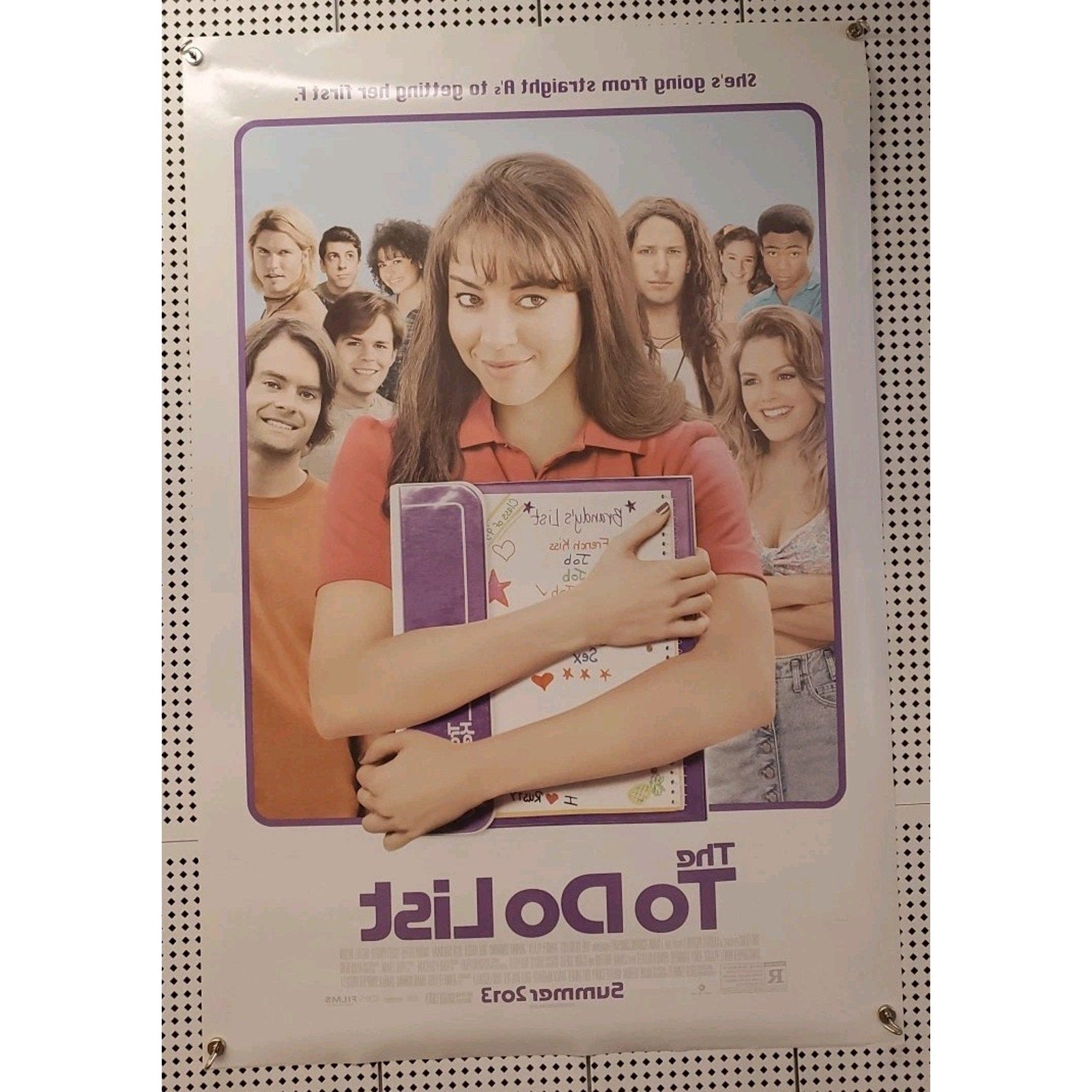 The To Do List (2013) - Original DS 2 Sided 27x40" US Movie Poster Aubrey Plaza