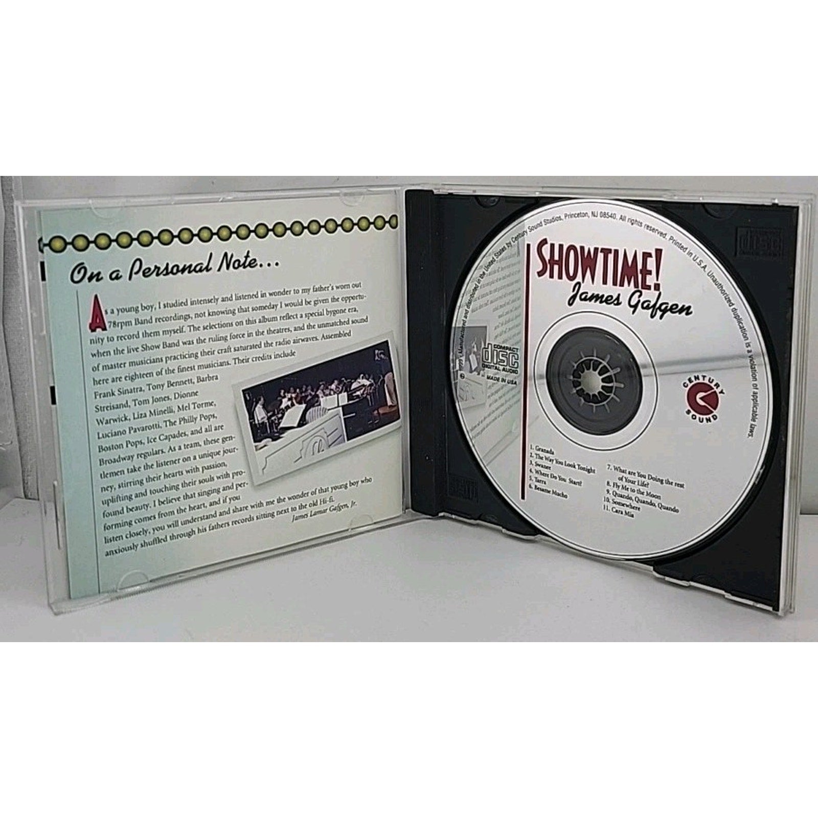 Showtime CD - James Gafgen