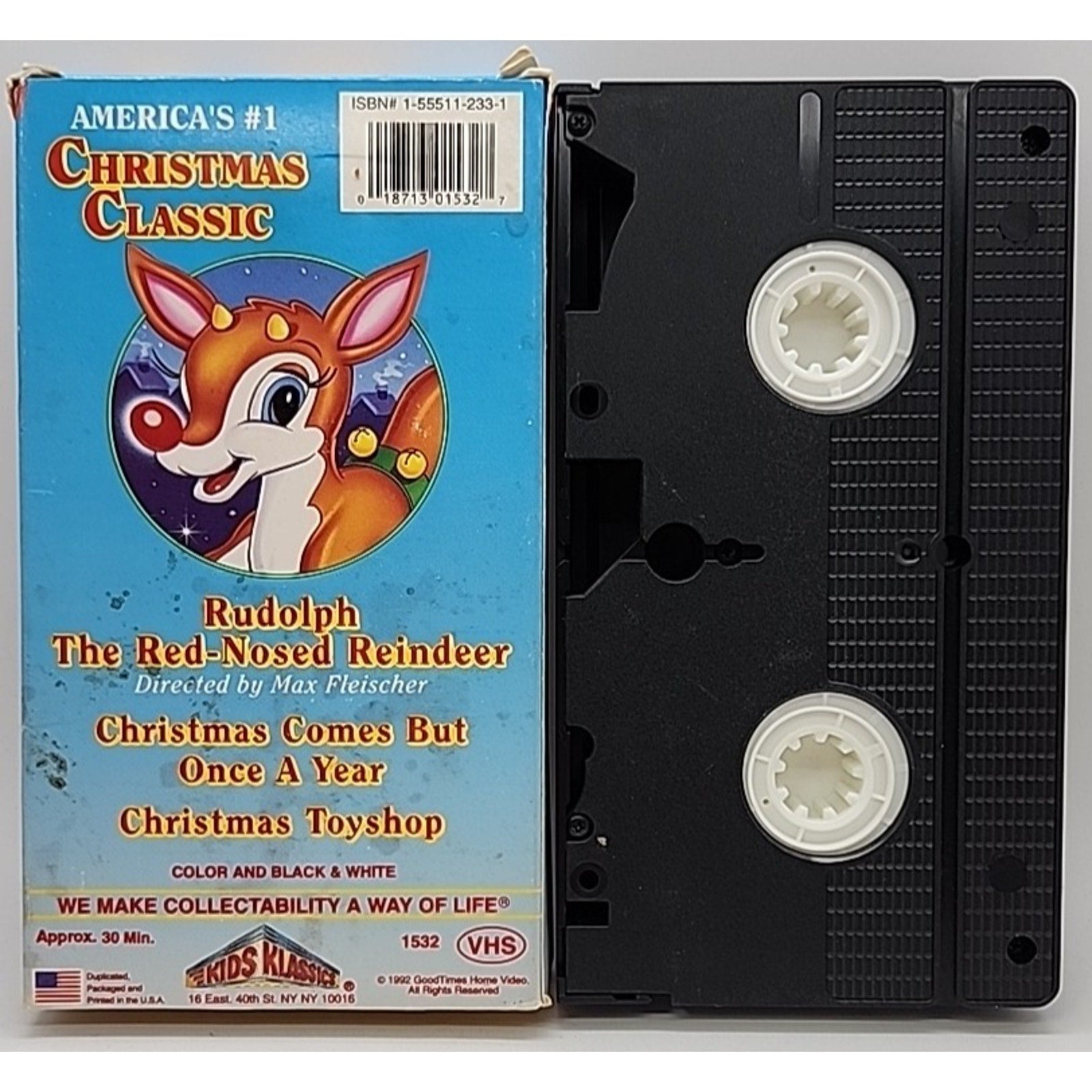 Rudolph the Red-Nosed Reindeer (VHS, 1992, Kids Klassics) – Christmas Classic