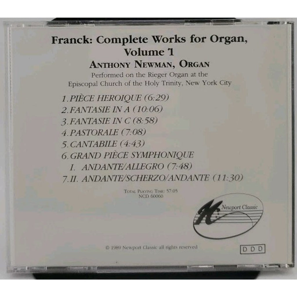 Franck: Complete Works For Organ, Vol. 1 CD
