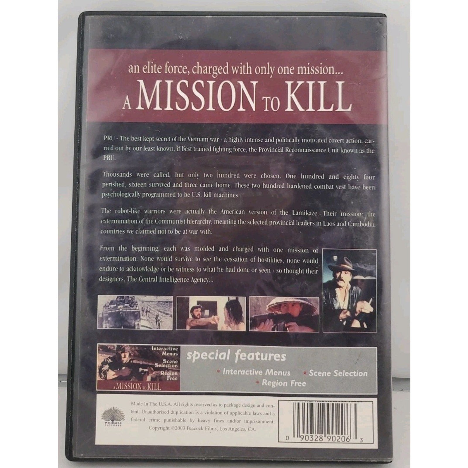 A Mission to Kill (DVD, 2003)