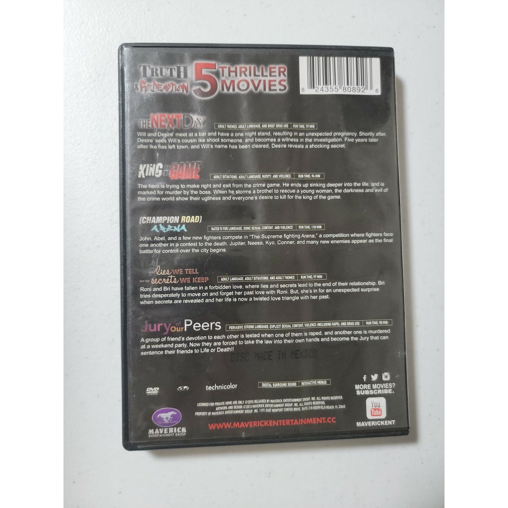 Truth & Redemption - 5 Thriller Movies [DVD]