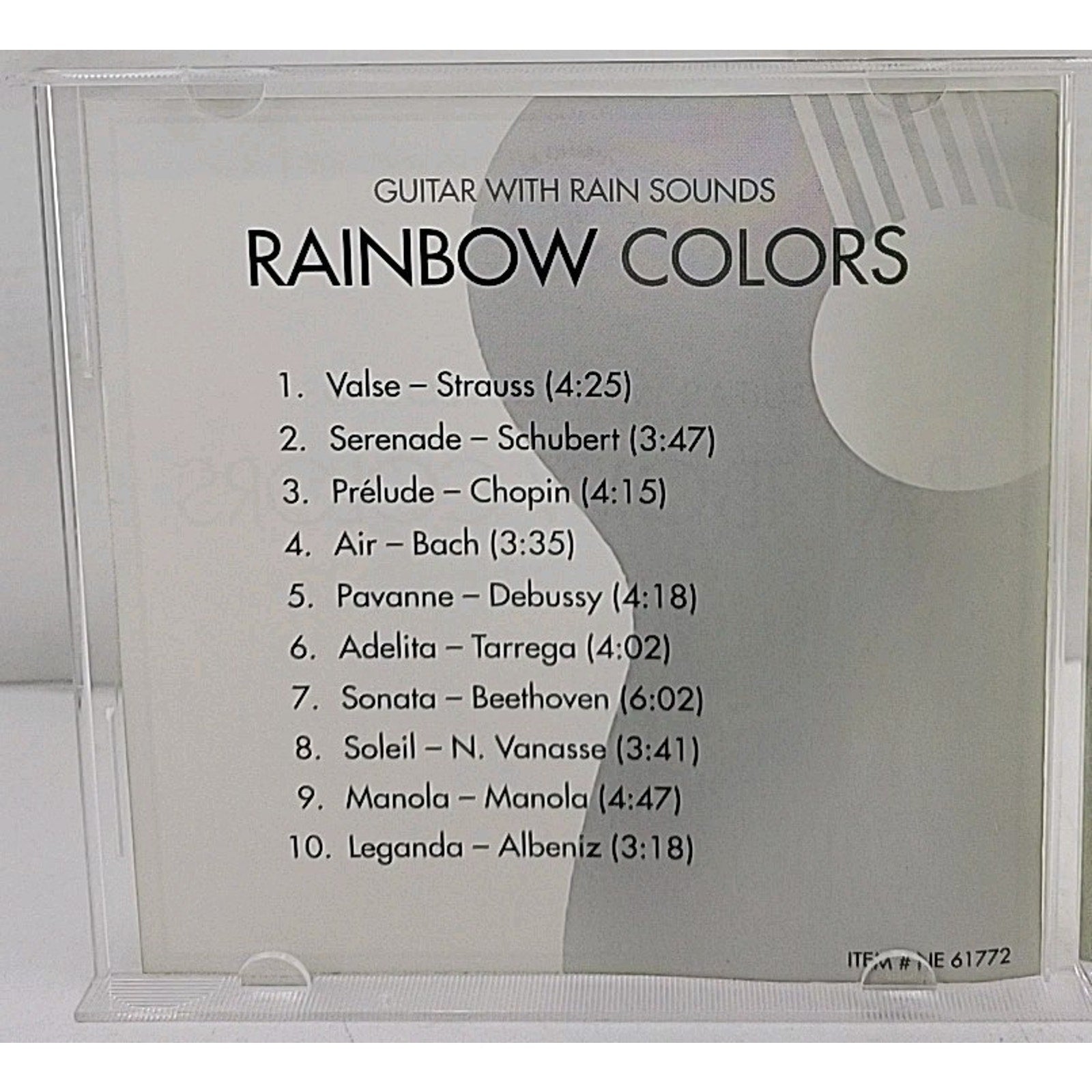 Guitar with Rain Sounds: Rainbow Colors by The Northstar Orchestra (CD,...