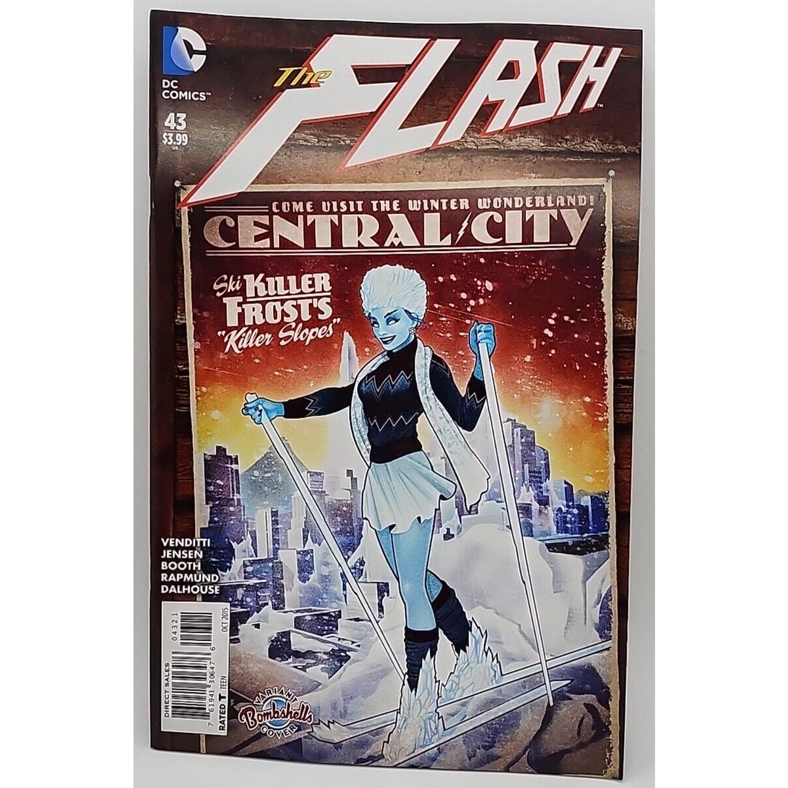 Flash #43 Lucia Bombshells Variant DC Comics (2015) Killer Frost