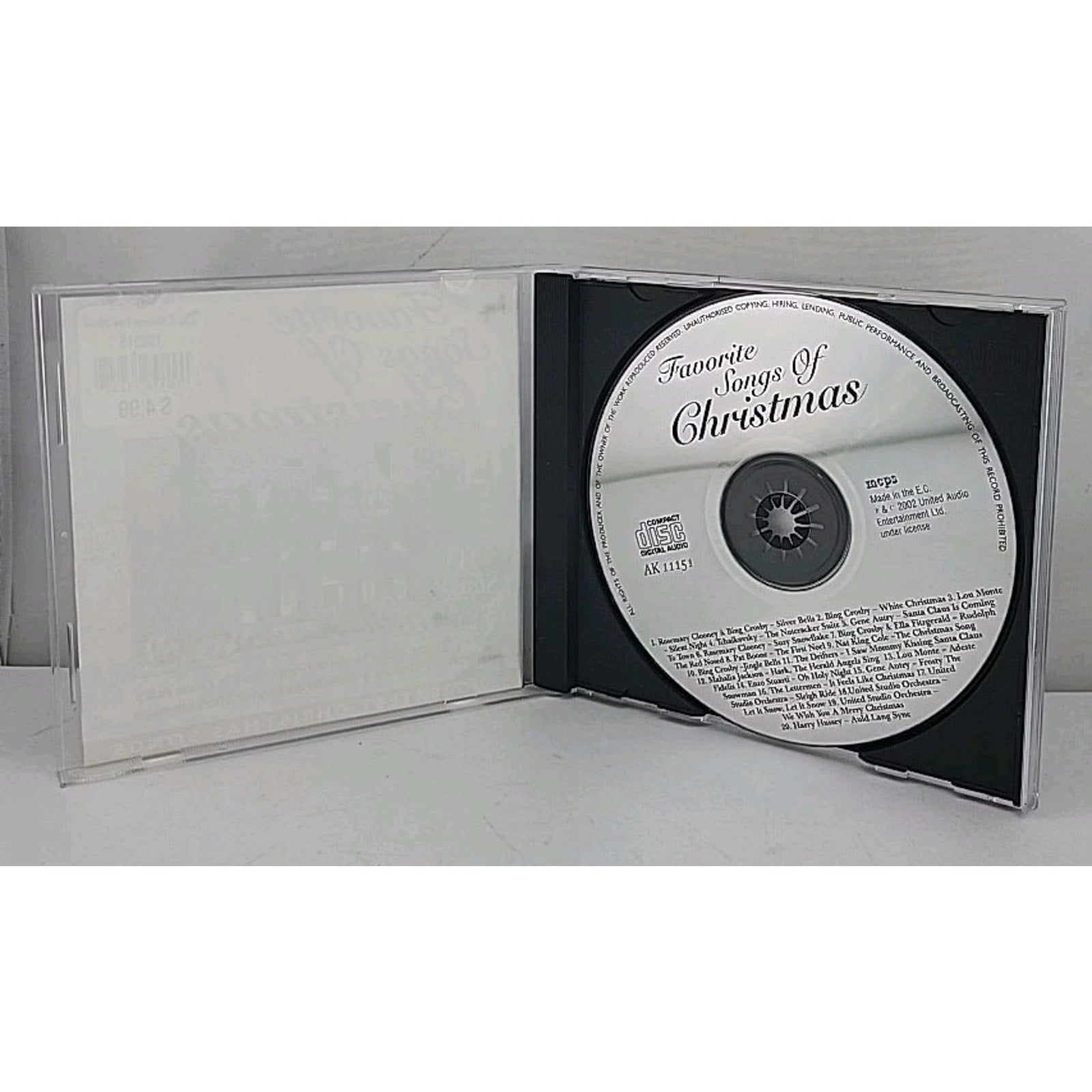 Favorite Songs of Christmas CD 20 Greatest Christmas Songs