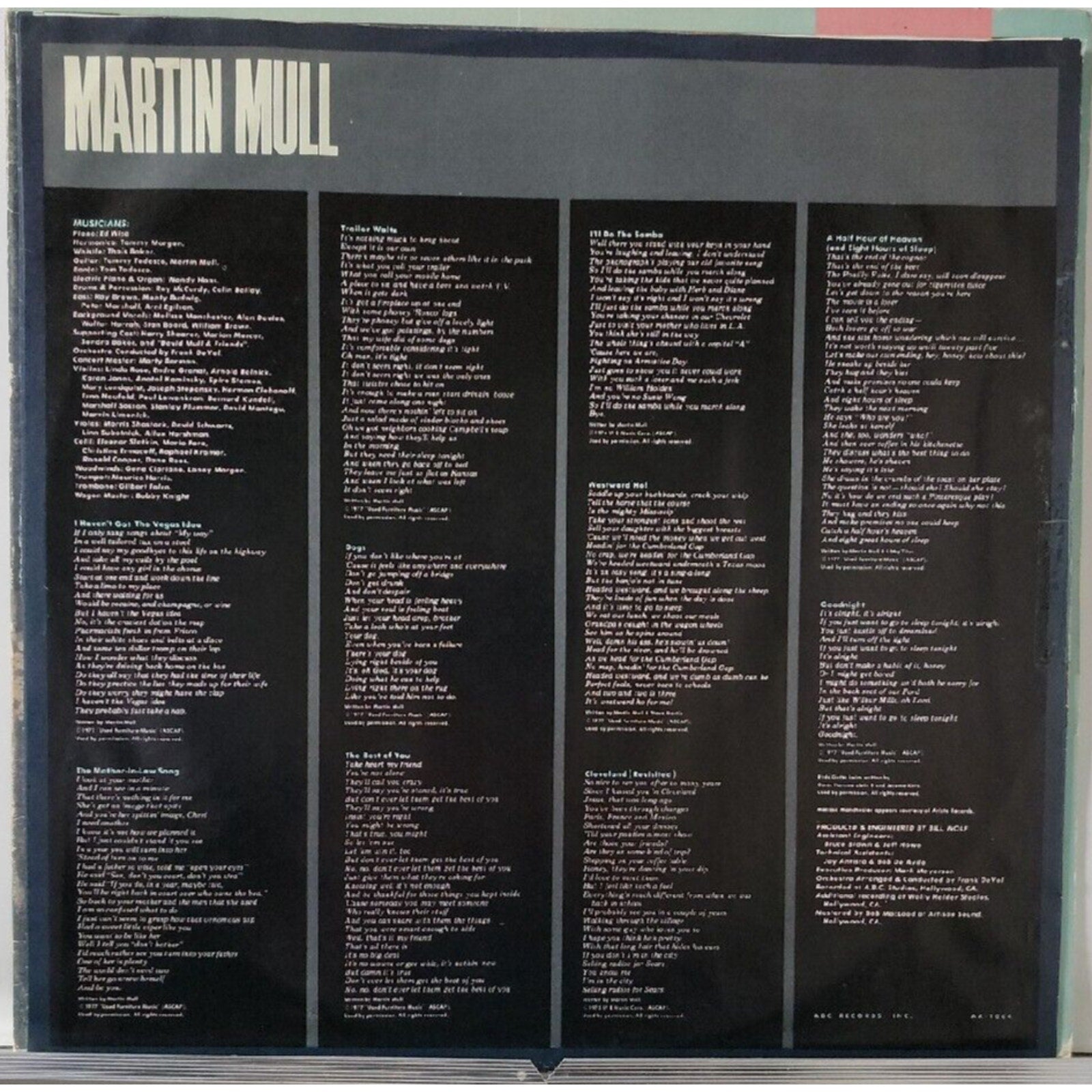 Martin Mull - Sex Violins - W274A (Record)