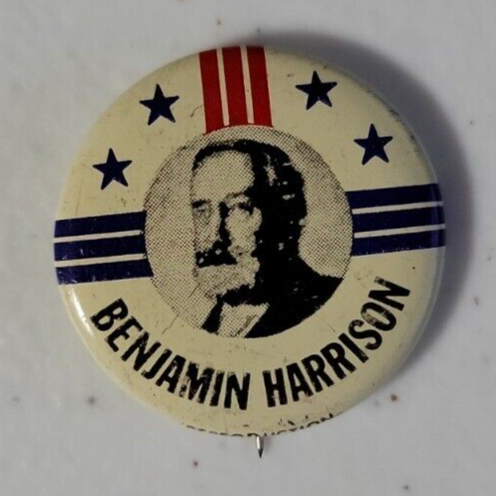 Benjamin Harrison Pinback