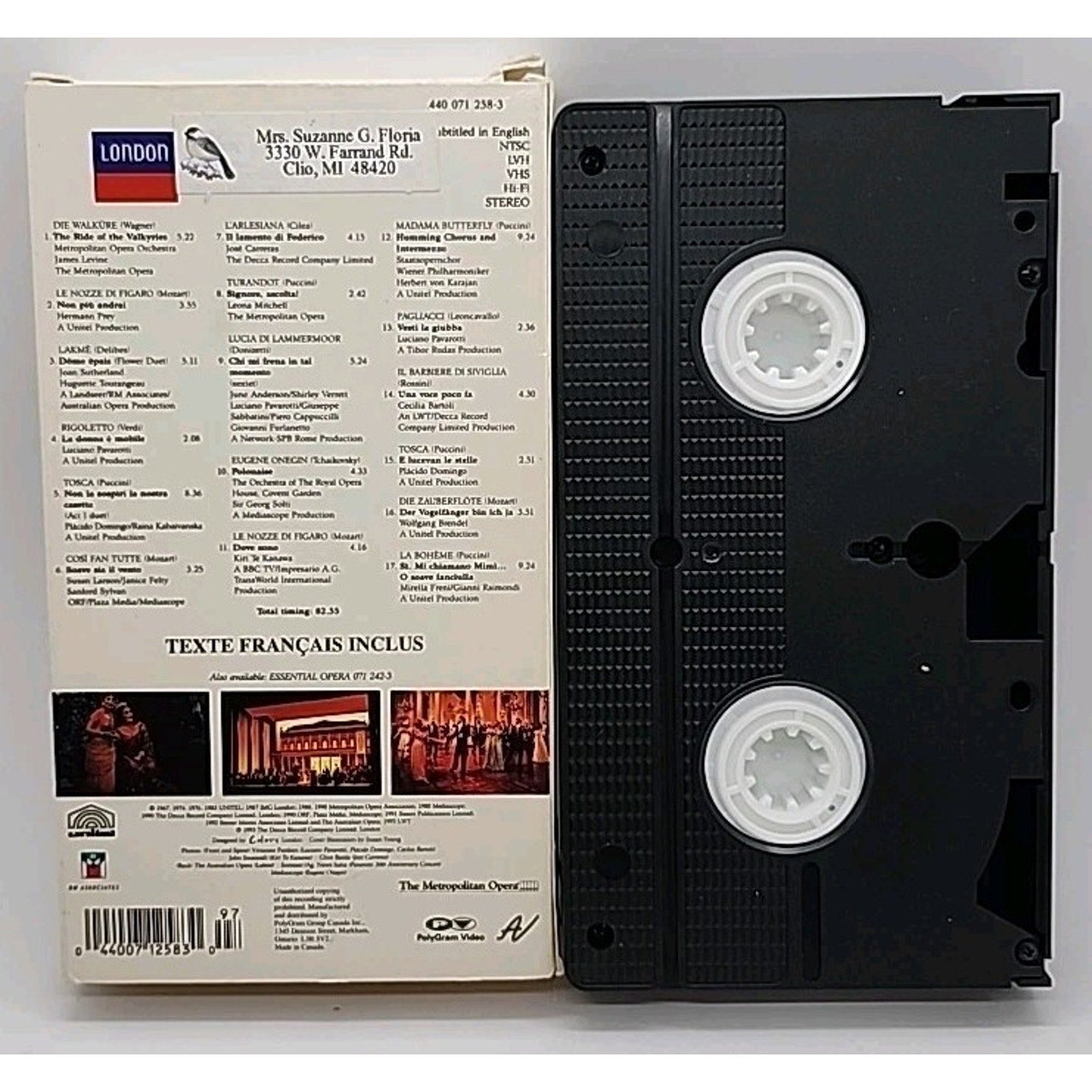 Essential Opera 2 (VHS, 1994)