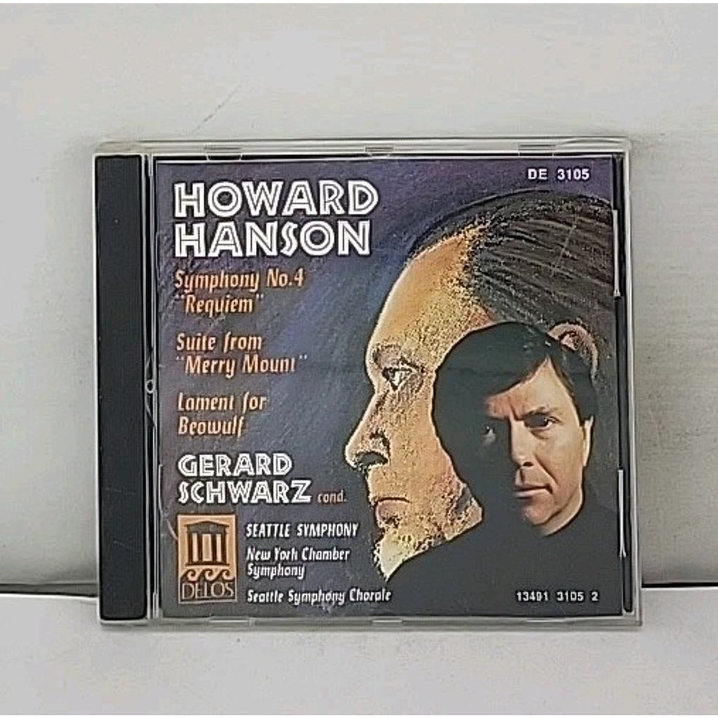 Sym 4/Merry Mount Ste/Lament/& by H. Hanson (CD, 1991)