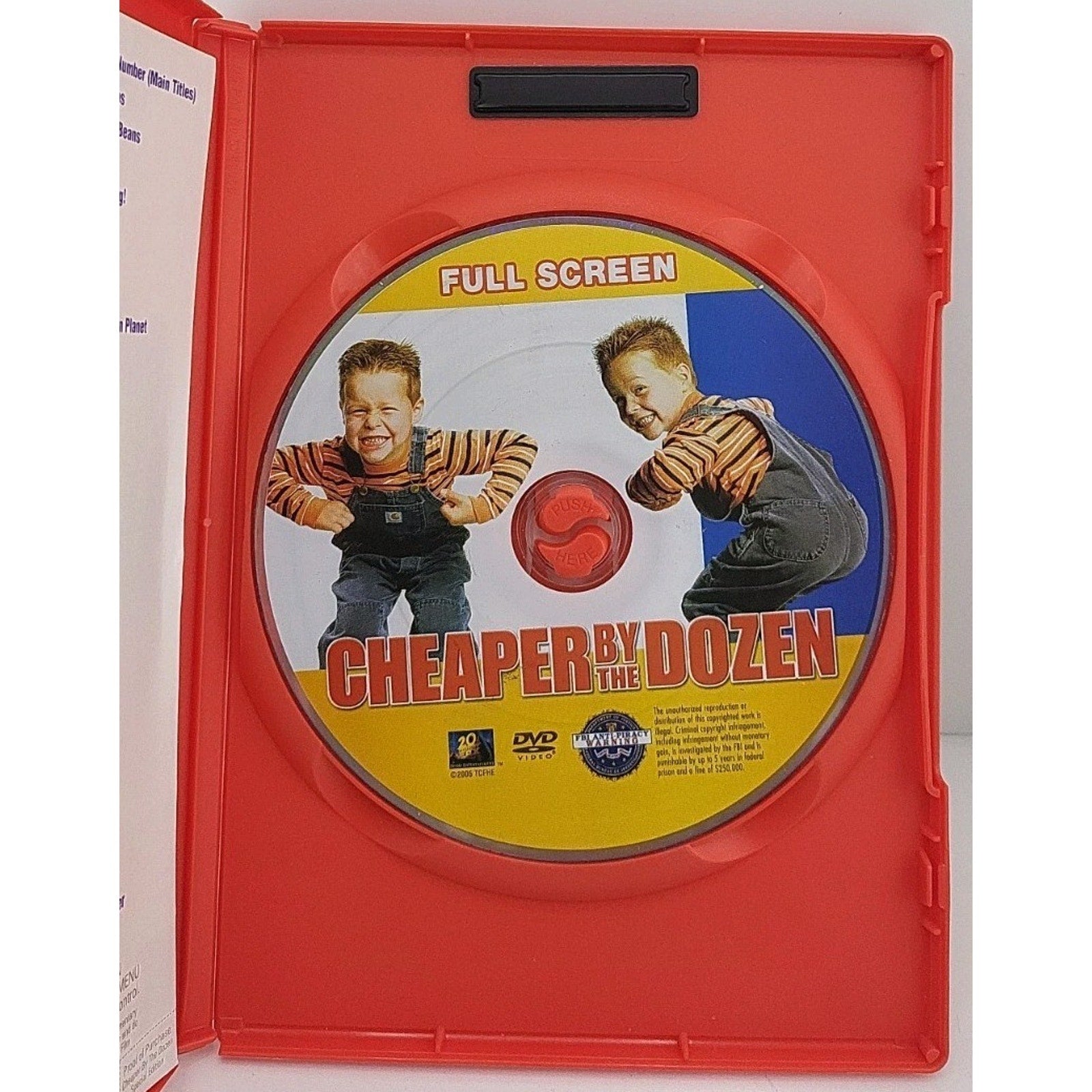 Cheaper by the Dozen (DVD, 2003, Baker's Dozen Edition)