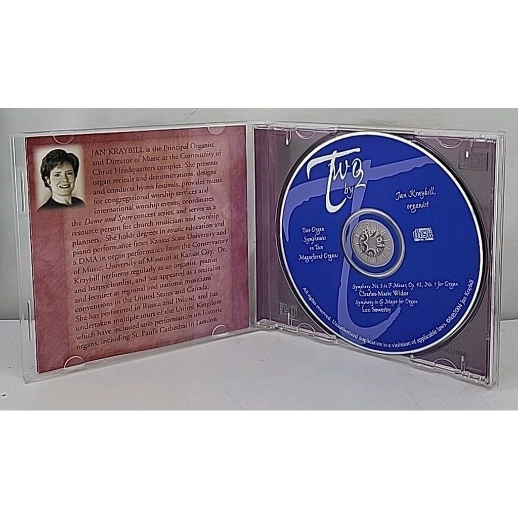 Two by 2: Two Organ Symphonies on Two Magnificent by Jan Kraybill (CD, 2005)