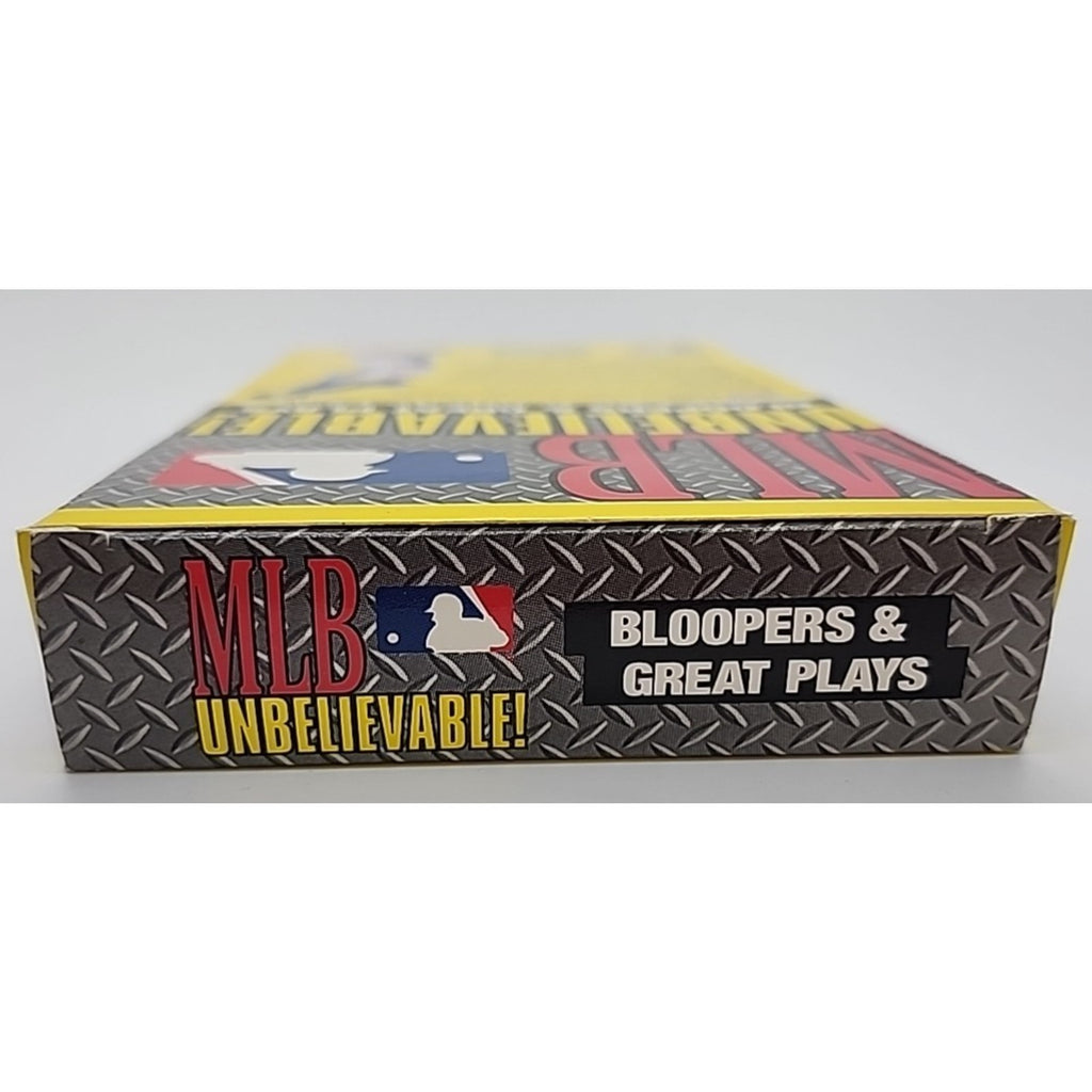 MLB Unbelievable: Bloopers & Great Plays (VHS,1995)