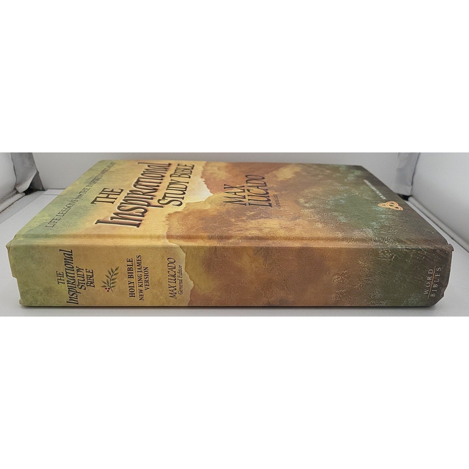 The Inspirational Study Bible by Max Lucado New King James 1995 Hardcover