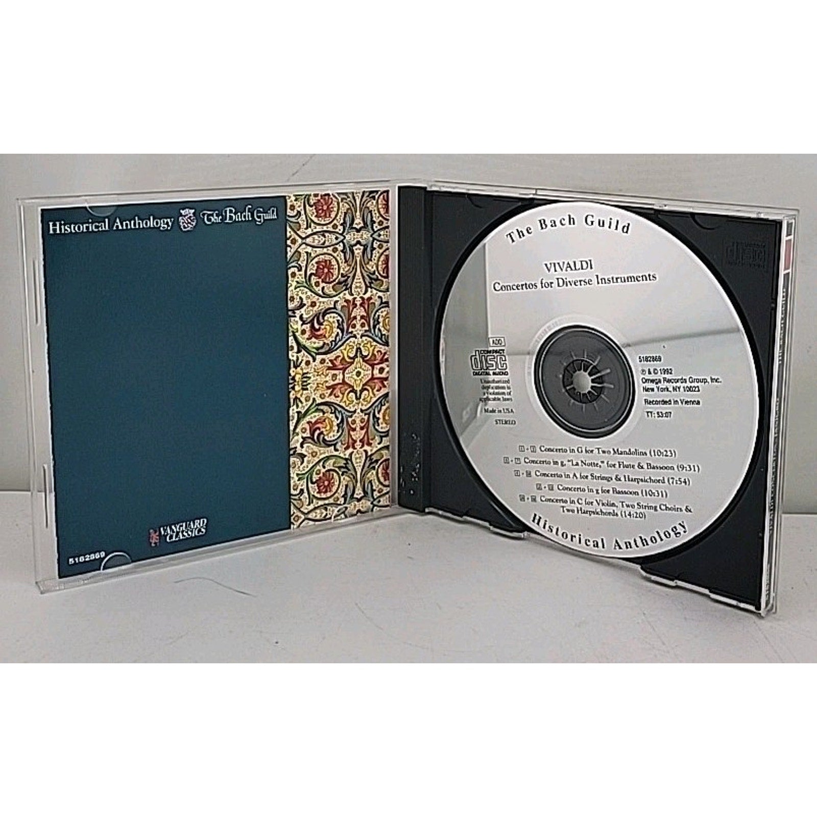 Antonio Vivaldi: Concertos for Diverse Instruments (1992) CD