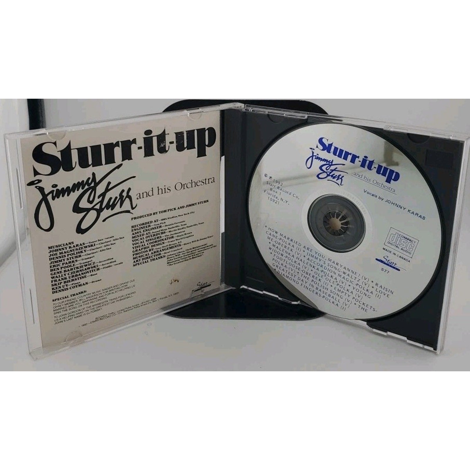 Sturr It Up by Jimmy Sturr (CD, Apr-1993, Vanguard)