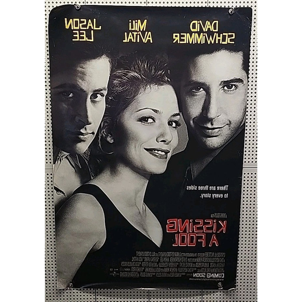 Kissing A Fool Movie Poster 2 Sided Original Final 27x40 Mili Avital Jason Lee
