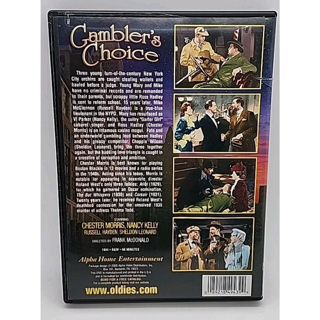 Gambler's Choice (DVD, 1944)