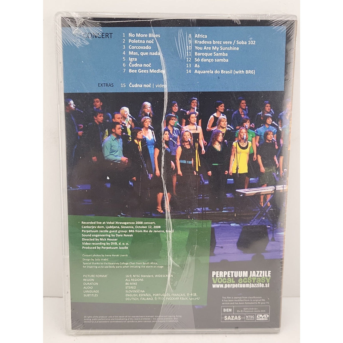 Perpetuum Jazzile Live DVD *Brand New*