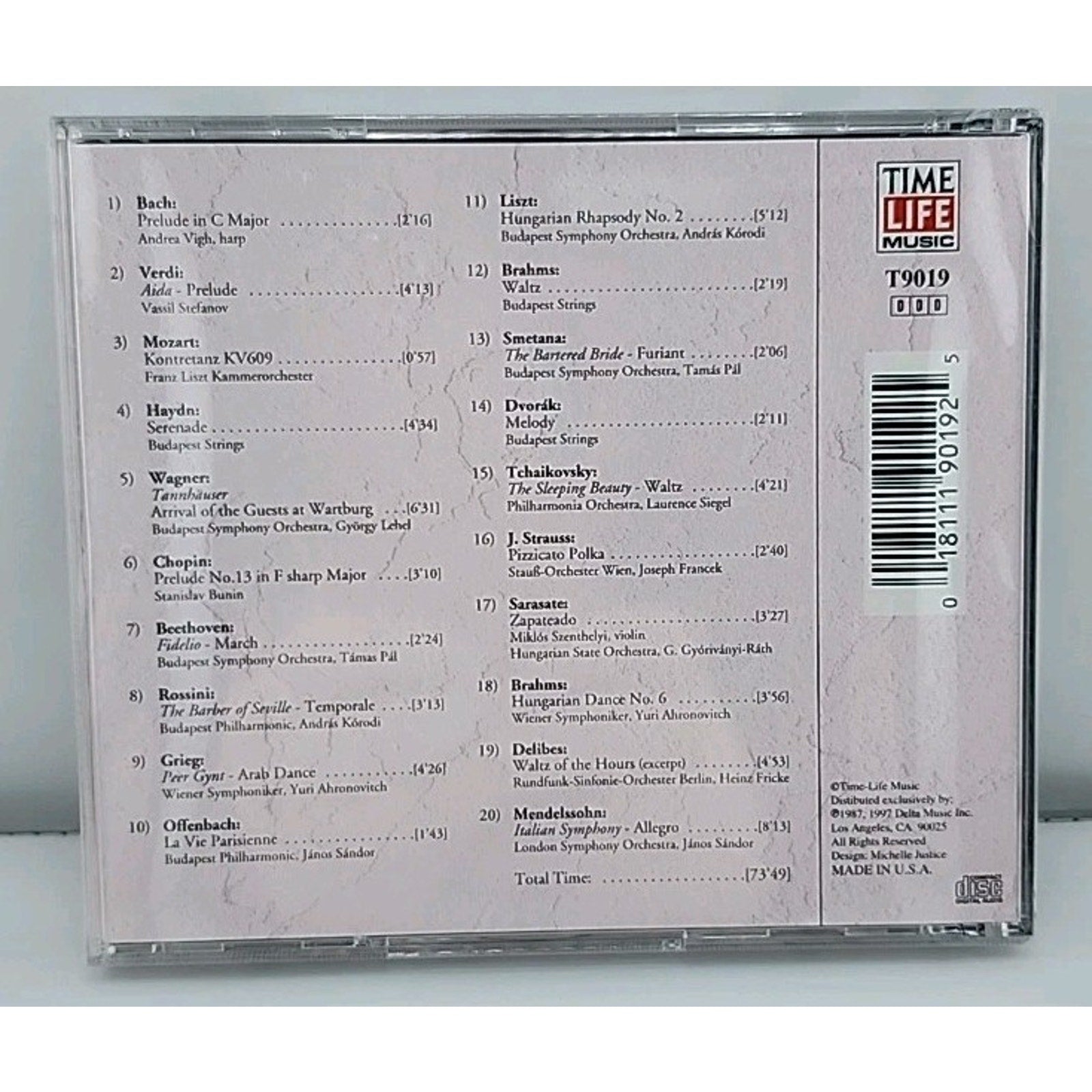 100 Classical Masterpieces, Vol. 3 [Time-Life] (CD, Time/Life Music) *Brand New*