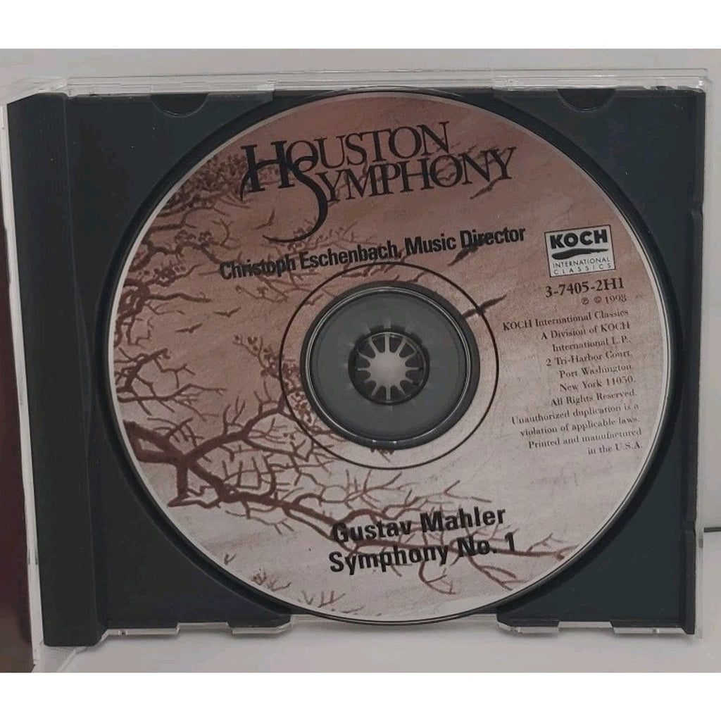 Houston Symphony 1 by Christoph Eschenbach, Gustav. Mahler (CD, 1998)