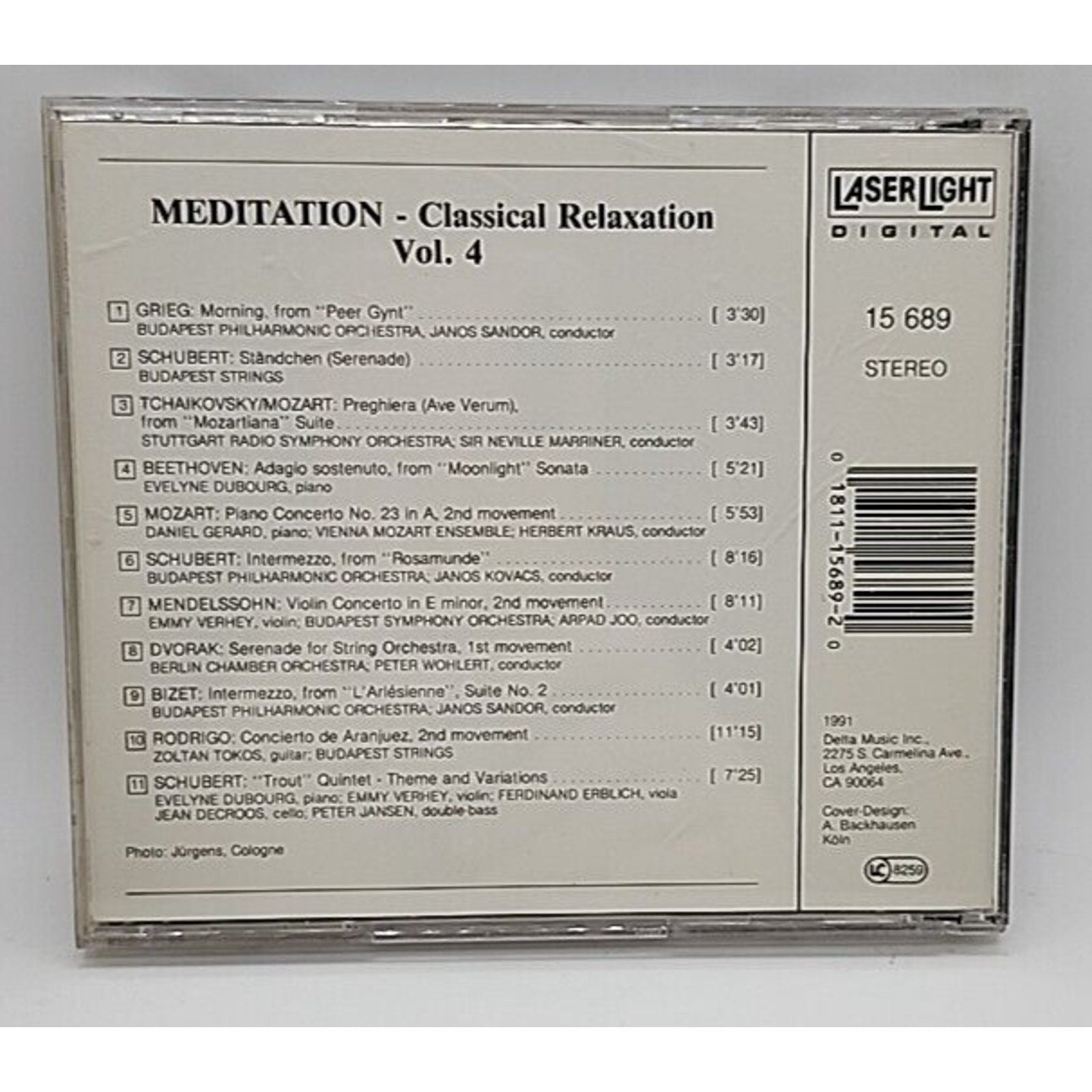 Vol. 4-Classical Relaxation by Meditation (CD, 1991)