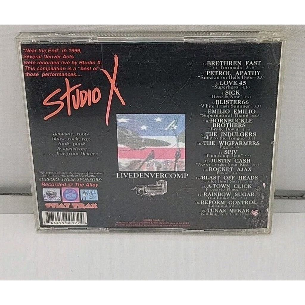 Studio X: Live Denver by Various Artists (CD, Jun-2004, Hapi Skratch Records)