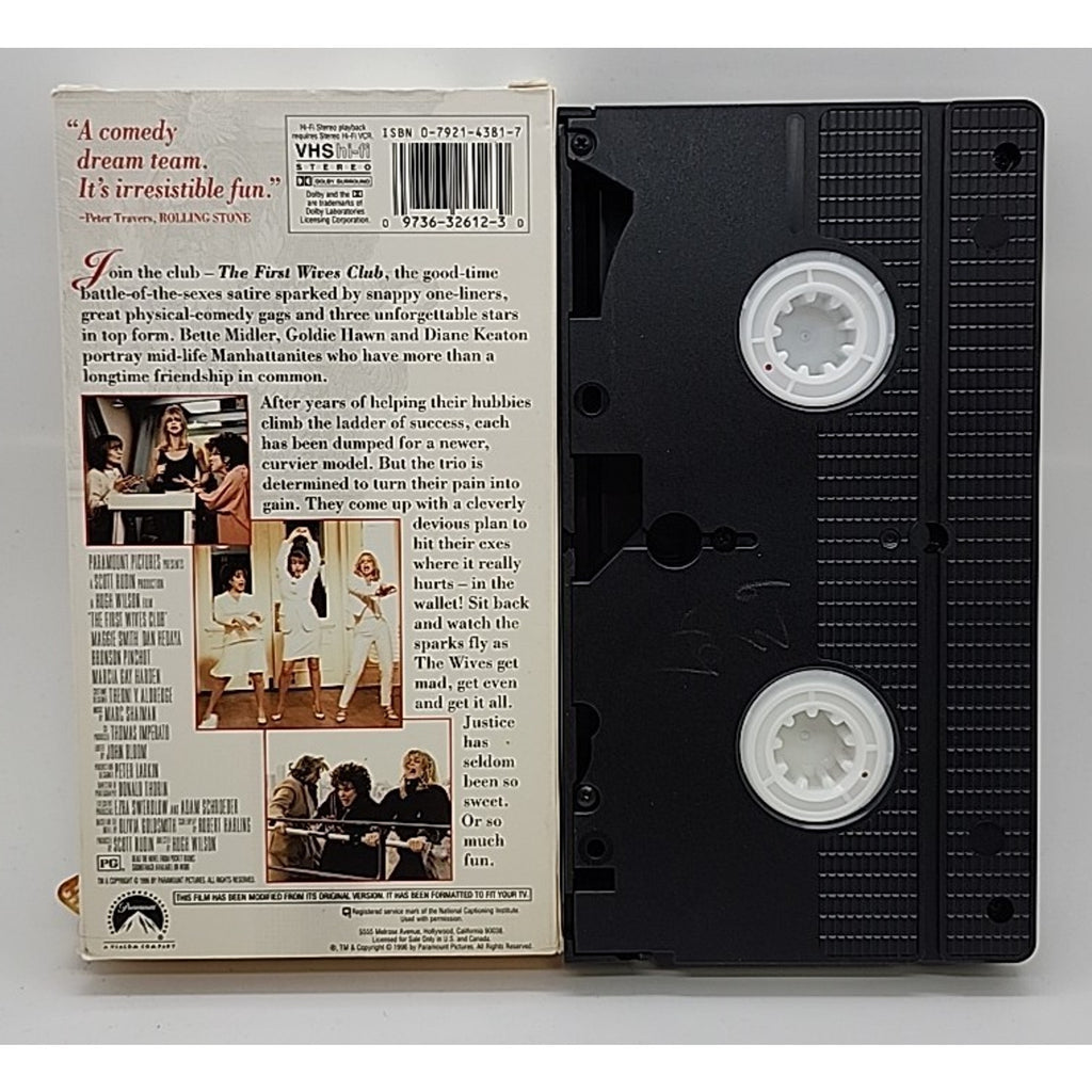 First Wives Club / Movie (VHS, 1996)